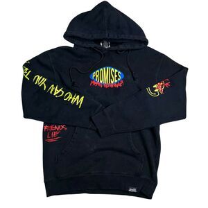 Black Graphic Hoodie